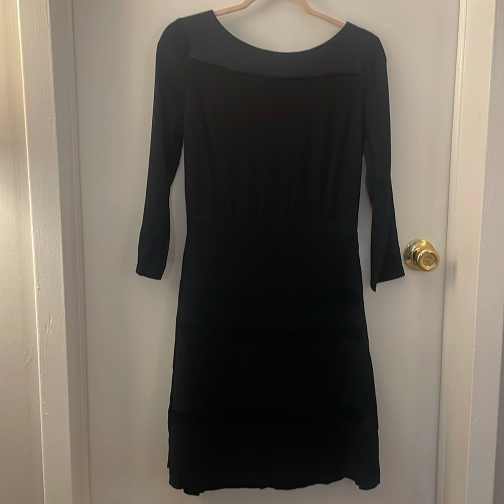 Sandro size 2 Black over the knee dress